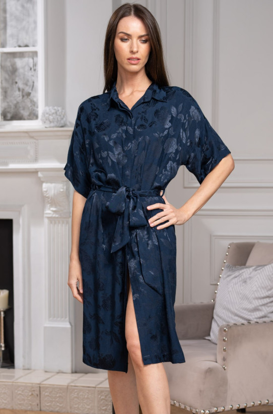 Рубашка женская на пуговицах из вискозы с шелком Mia-Amore "Enrika" 4405