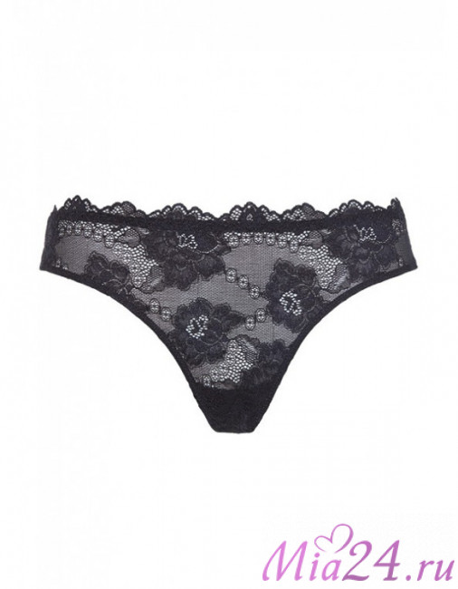 Трусы стринг кружевные Lormar "MyClass" черный Трусы стринг кружевные Lormar "MyClass" черный