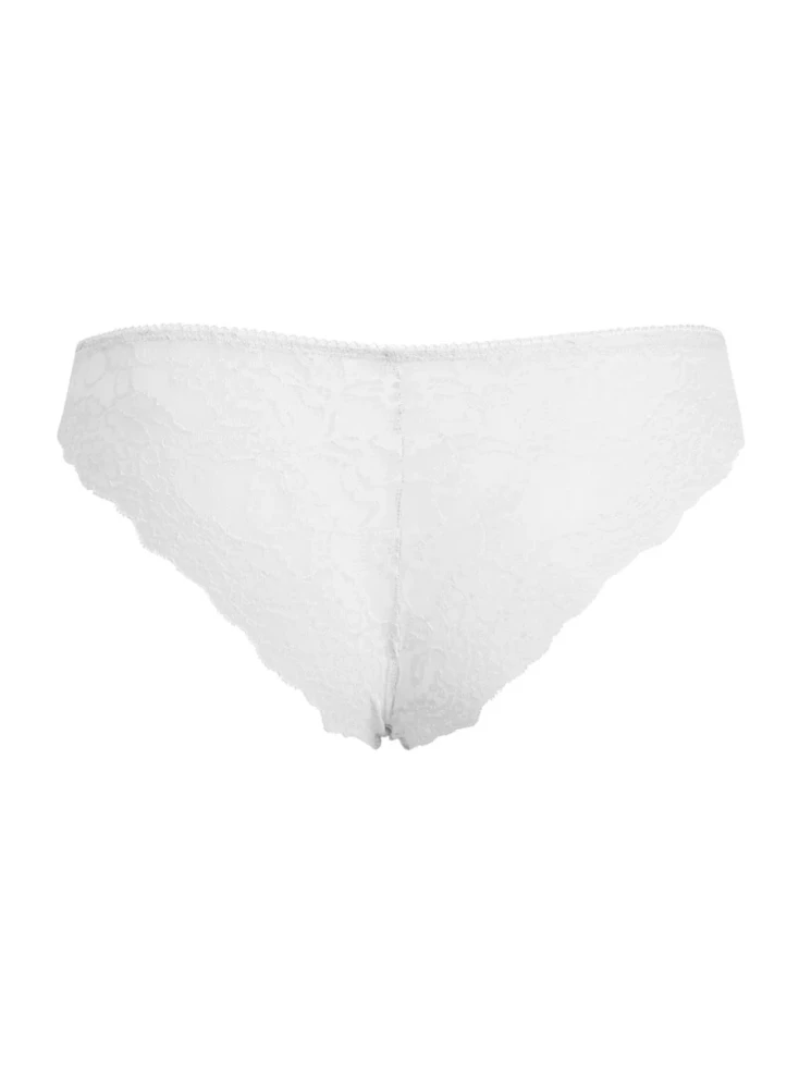 Кружевные трусики-слип Sielei "Allure" 2675 белый