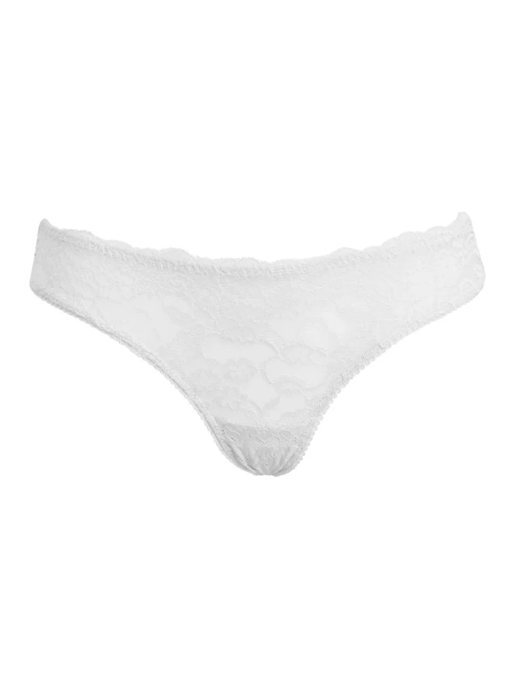 Кружевные трусики-слип Sielei "Allure" 2675 белый