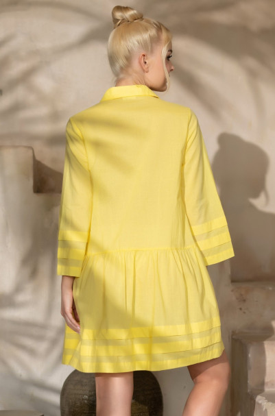 Платье-туника женская из хлопка Mia-Amore "Rochelle" 1610 лимонный