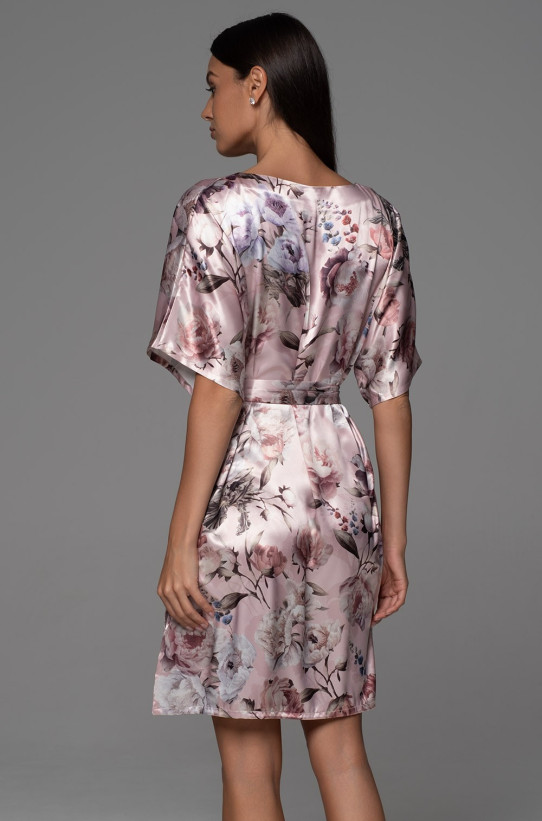 Туника женская Philomena 4851 'Mia-Amore' - свободная, до колен, с короткими рукавами, карманами и поясом