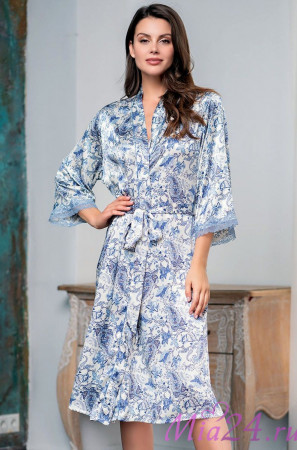 Халат длинный шелковый Mia-Amore "Dolce Vita" 5919 Халат длинный шелковый Mia-Amore "Dolce Vita" 5919