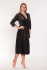 Халат велюровый женский Весталия 3774 черный
