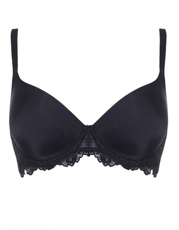 Бюстгальтер балконет "Mousse Pizzo" My Class Lormar черный