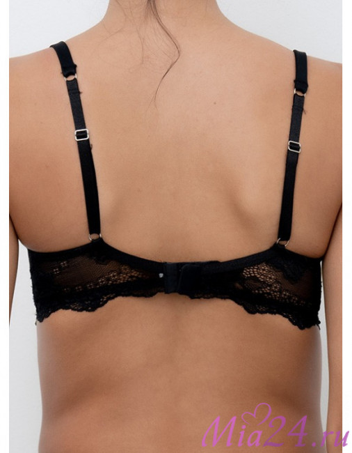Бюстгальтер балконет "Mousse Pizzo" My Class Lormar черный Бюстгальтер балконет "Mousse Pizzo" My Class Lormar черный