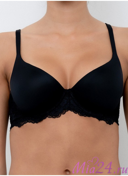 Бюстгальтер балконет "Mousse Pizzo" My Class Lormar черный Бюстгальтер балконет "Mousse Pizzo" My Class Lormar черный