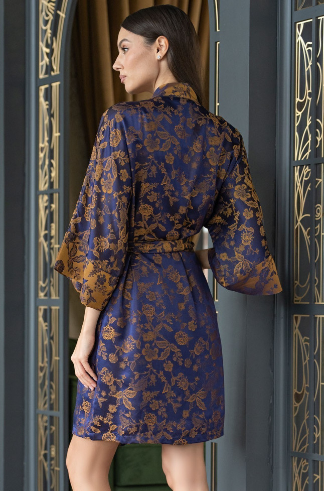 Халат женский шелковый Mia-Amore "Chameleon" 4053