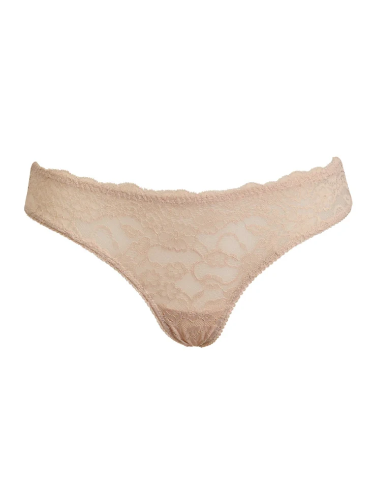 Кружевные трусики-слип Sielei "Allure" 2675 cipria