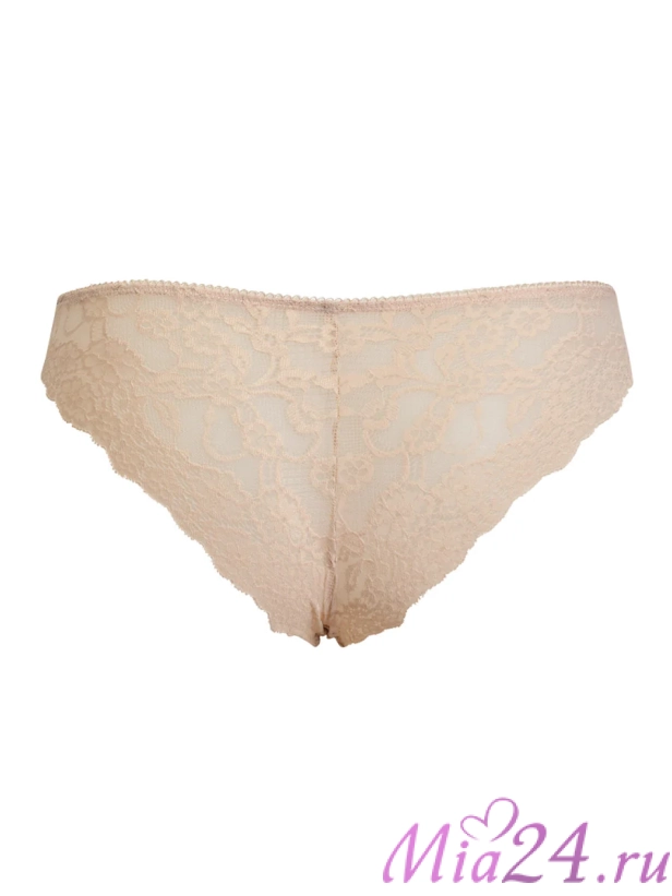 Кружевные трусики-слип Sielei "Allure" 2675 cipria