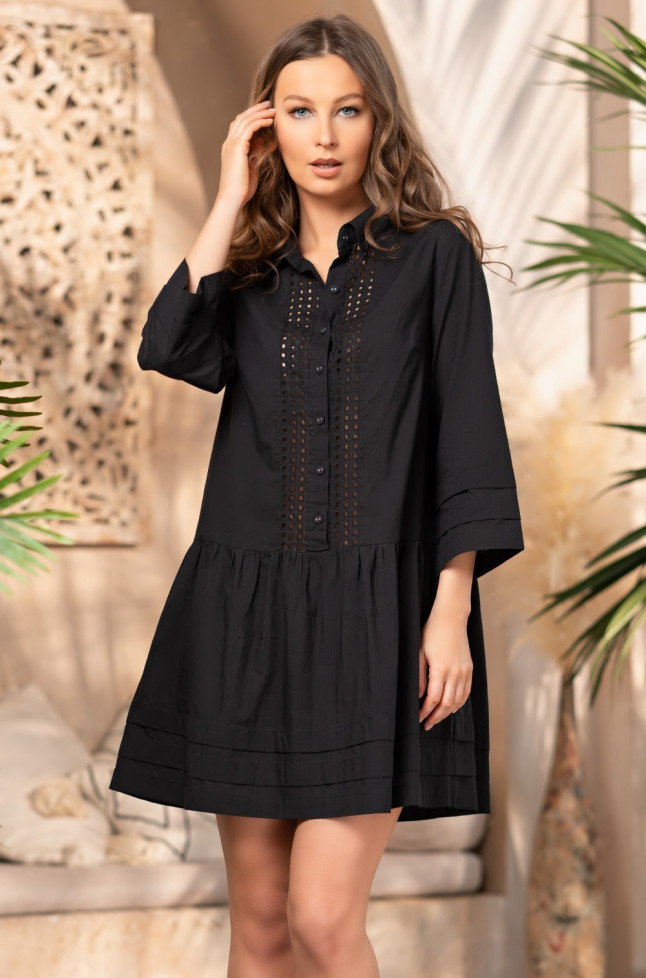 Платье-туника женская из хлопка Mia-Amore "Rochelle" 1610 черный