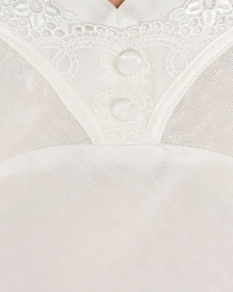 Сорочка женская шелковая Mia-Mia "Brezza" 15000 молочный