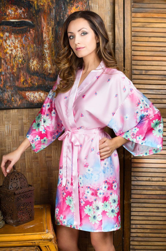 Халат женский Mia-Mia "Romance" 17287 розовый