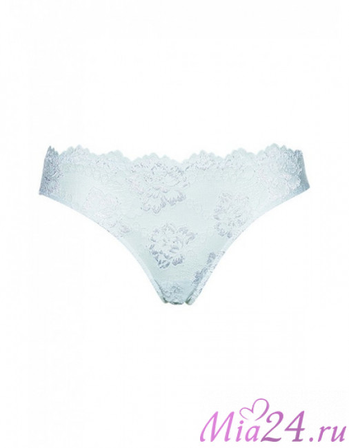 Трусы стринг кружевные  Lormar "MyClass" белый