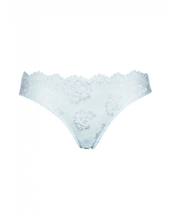 Трусы стринг кружевные  Lormar "MyClass" белый