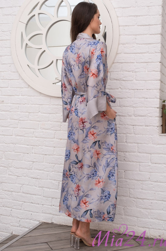Халат длинный женский Mia-Amore "Lilia" 4129