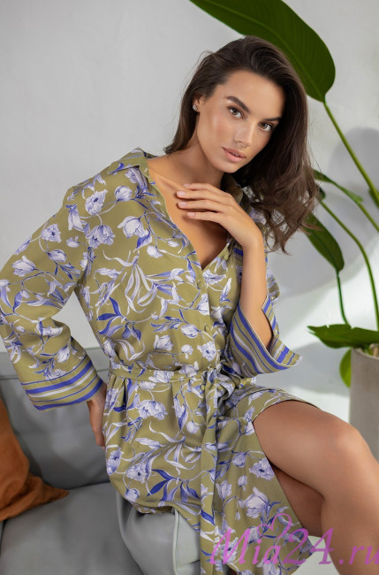 Халат женский на пуговицах Mia-Amore "Libertina" 1957 Халат женский на пуговицах Mia-Amore "Libertina" 1957