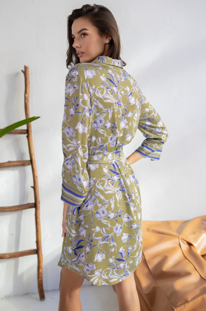 Халат женский на пуговицах Mia-Amore "Libertina" 1957