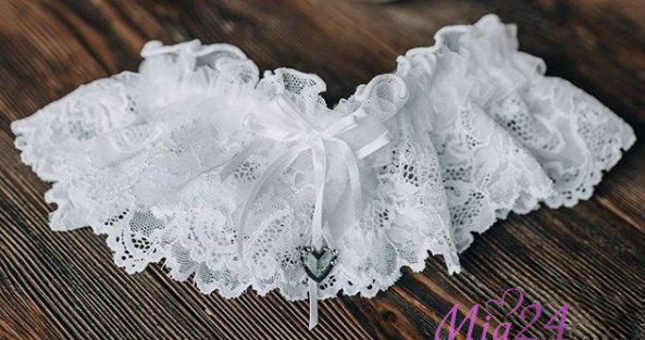 Подвязка кружевная La note Rouge A-0441 белый