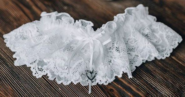 Подвязка кружевная La note Rouge A-0441 белый