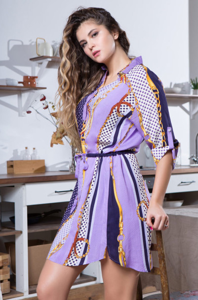 Туника домашняя женская из вискозы Mia-Mia "Lilla" 16408