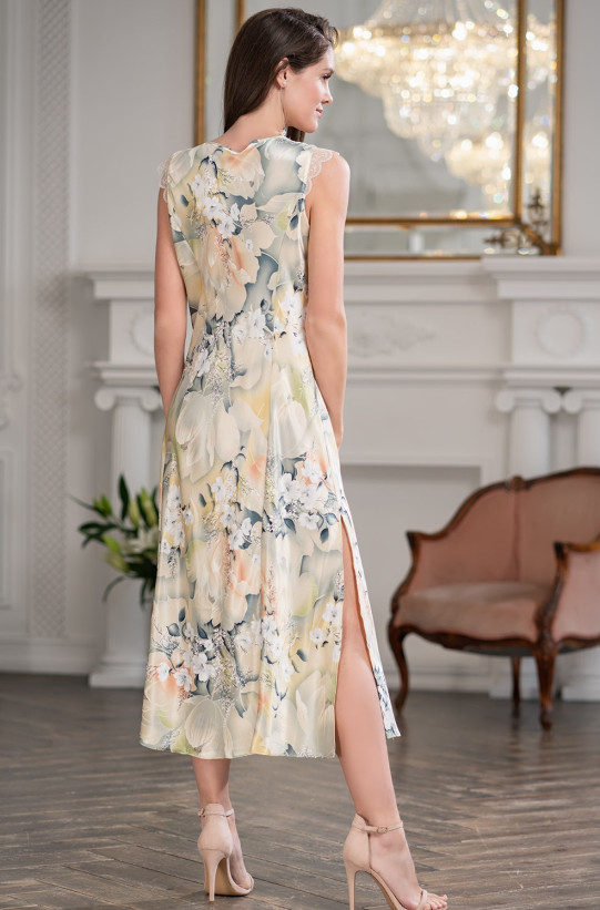 Сорочка длинная шелковая  Mia-Amore "Lucianna" 3538