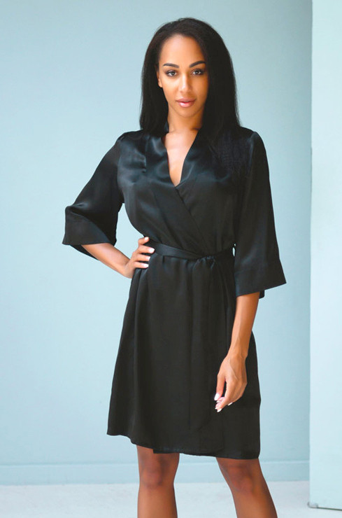 Халат шелковый женский Mia-Mia "Vanda"15183