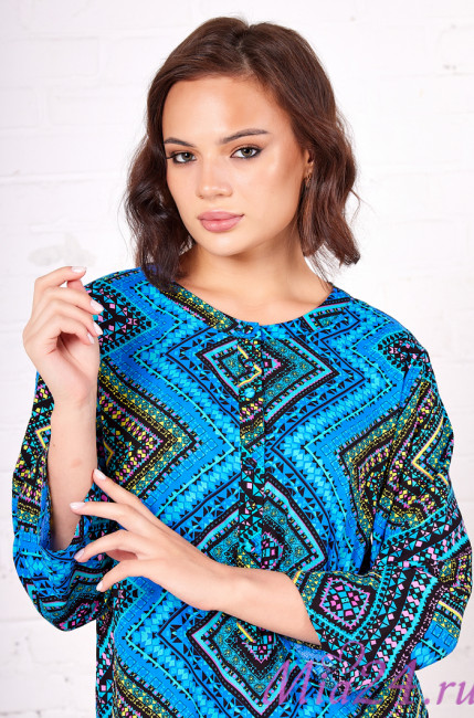 Туника домашняя женская Mia-Mia "Jana" 16435 голубой