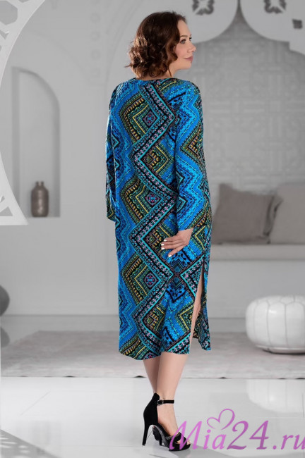 Туника домашняя женская Mia-Mia "Jana" 16435 голубой