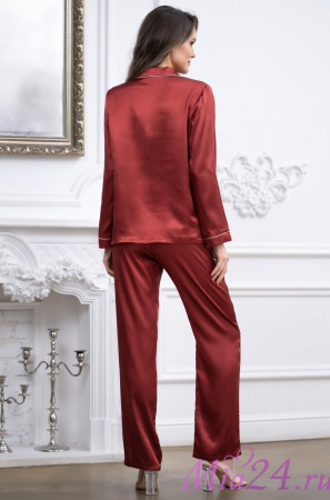 Комплект домашний женский с брюками Mia-Mella "Julia" 8736 паприка 