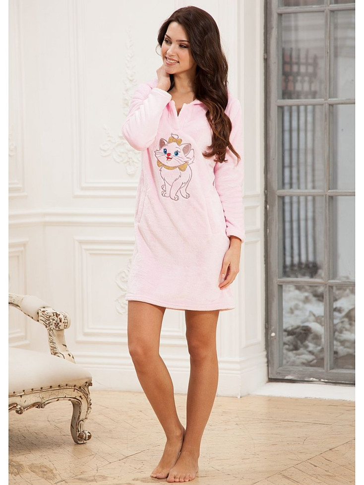 232 Платье домашнее "Cleo" розовый