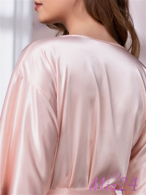 Халат шелковый Mia-Amore "Marilin" 3103 пудровый Халат шелковый Mia-Amore "Marilin" 3103 пудровый