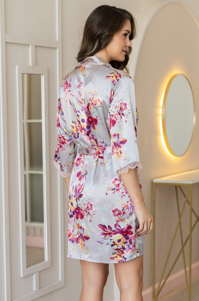 Халат женский шелковый Mia-Amore "Grace" 3133