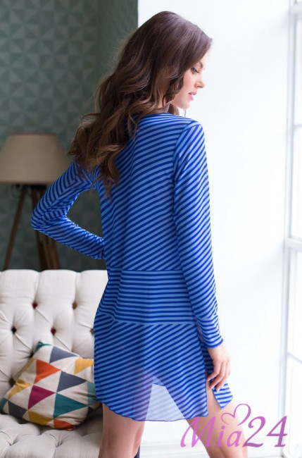 19085 Пляжная туника "Doris" blue 19085 Пляжная туника "Doris" blue