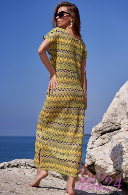 Туника длинная Mia-Amore"Missoni" 8244 желтый