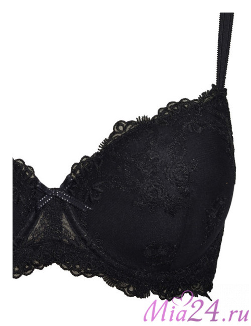 Бюстгальтер балконет "Glam" Sielei 1942 черный Бюстгальтер балконет "Glam" Sielei 1942 черный