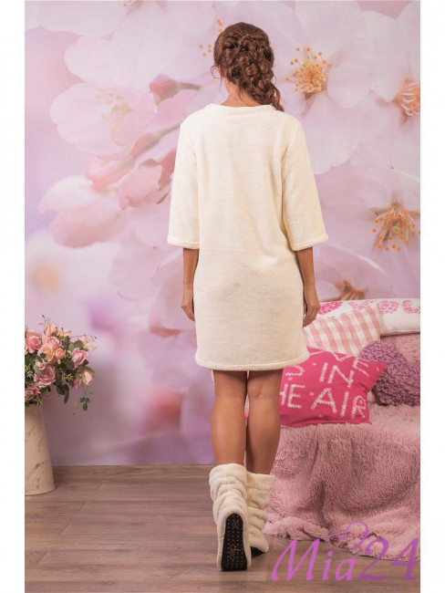 257 Халат домашний "Cleo" молочный 257 Халат домашний "Cleo" молочный