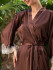 Халат длинный шелковый Mia-Amore "Marilin" 3109 шоколад Халат длинный шелковый Mia-Amore "Marilin" 3109 шоколад