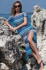 Туника длинная Mia-Amore"Missoni" 8244 голубой Туника длинная Mia-Amore"Missoni" 8244 голубой