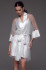 Халат женский прозрачный Mia-Amore "Estrella" 4283 белый