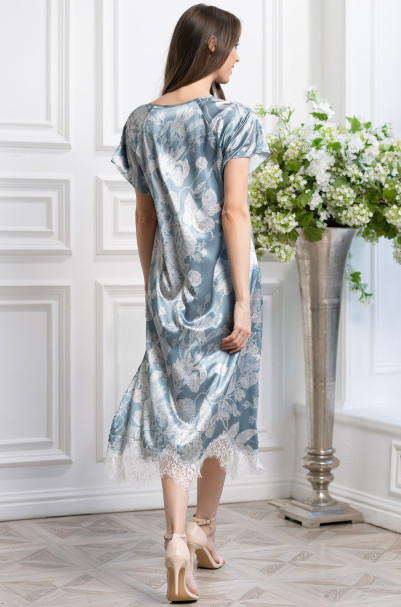 Платье домашнее шелковое Mia-Amore "Ninelle" 4127 мятный