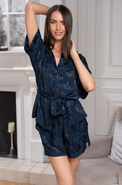 Комплект женский домашний с шортами из вискозы с шелком Mia-Amore "Enrika" 4407