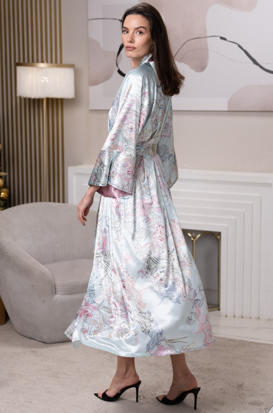Халат женский длинный шелковая Mia-Amore "Gabriel" 4529