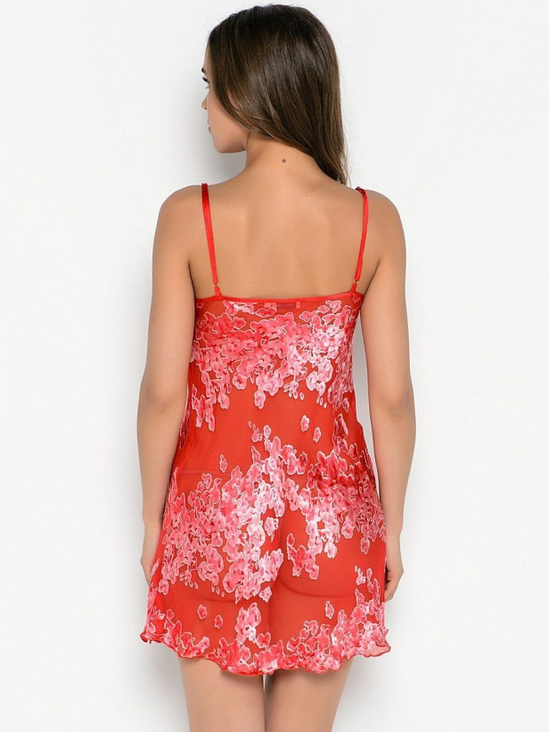 Сорочка женская шелковая Mia-Mia "Lucia" 15070 красный