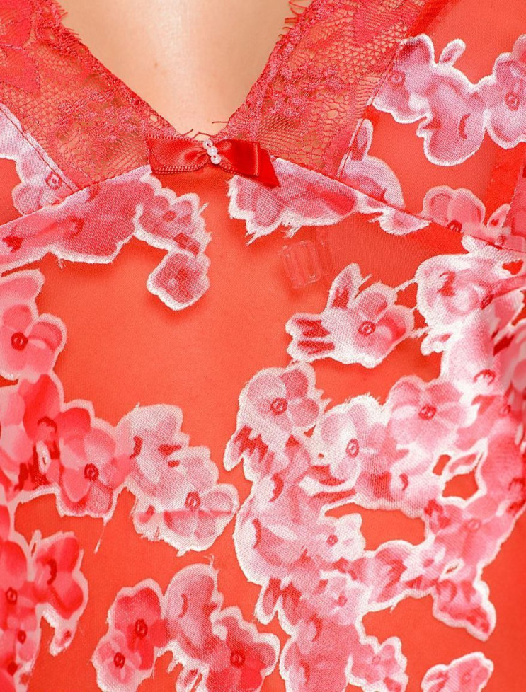 Сорочка женская шелковая Mia-Mia "Lucia" 15070 красный