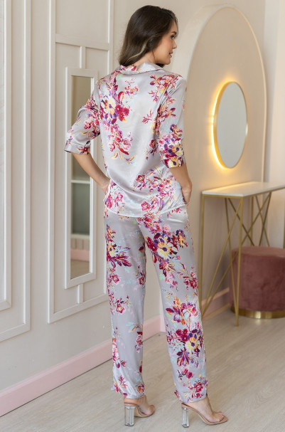 Комплект домашний шелковый Mia-Amore Grace 3136