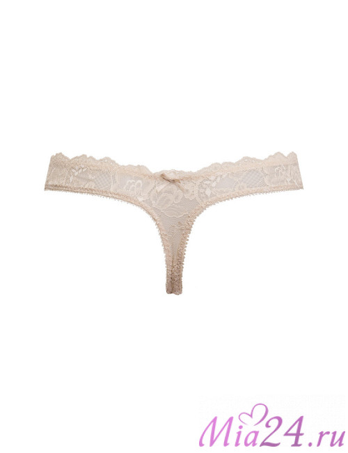 Трусики-стринг Sielei "Pure Love" 1973 бежевый