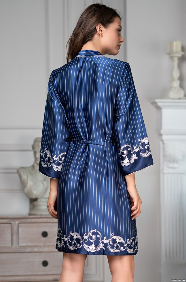 Халат короткий женский Mia-Amore "Barocco" 8613