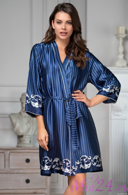 Халат короткий женский Mia-Amore "Barocco" 8613