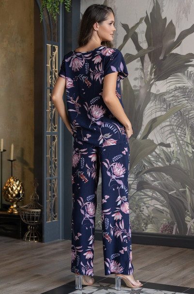 Комплект домашний женский из вискозы Mia-Amore "Night Garden" 5194